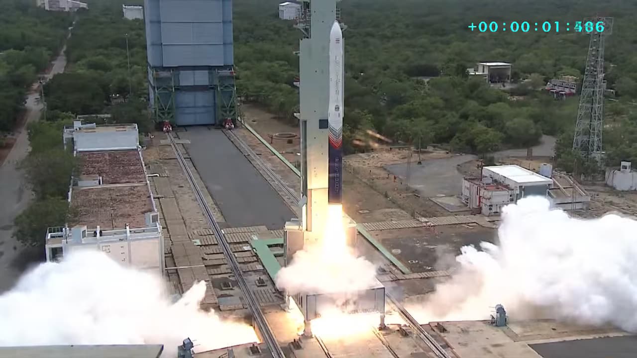 Vikram-1 Rocket Lifted OFf Successfully From SriHarikota.
