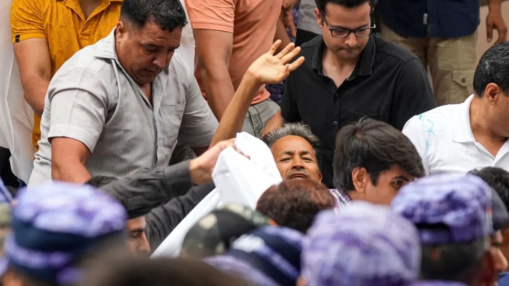 Sonam Wangchuk was taken to hospital by Delhi Police.