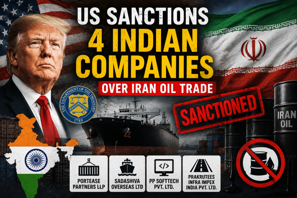 US Sanctions 4 Indian Companies Over Iran Oil Trade Under ‘Operation Economic Outcast’