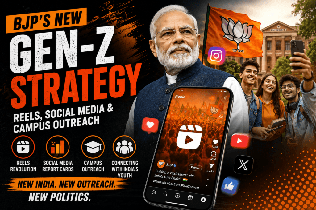BJP’s New Gen-Z Strategy: Reels, Social Media Report Cards and Campus Outreach