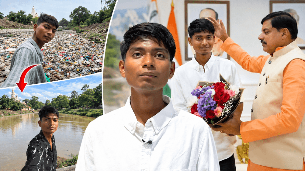 Bittu Tabahi: The 20-Year-Old Who Entered MP’s Filthy River and Cleaned It Almost Single-Handedly