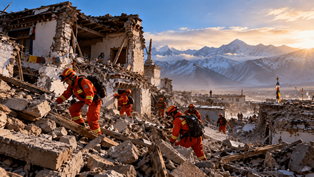 Tibet Earthquake: 16 Dead, 76 Injured After Magnitude 7 Quake Hits China; Over 12,000 Relocated