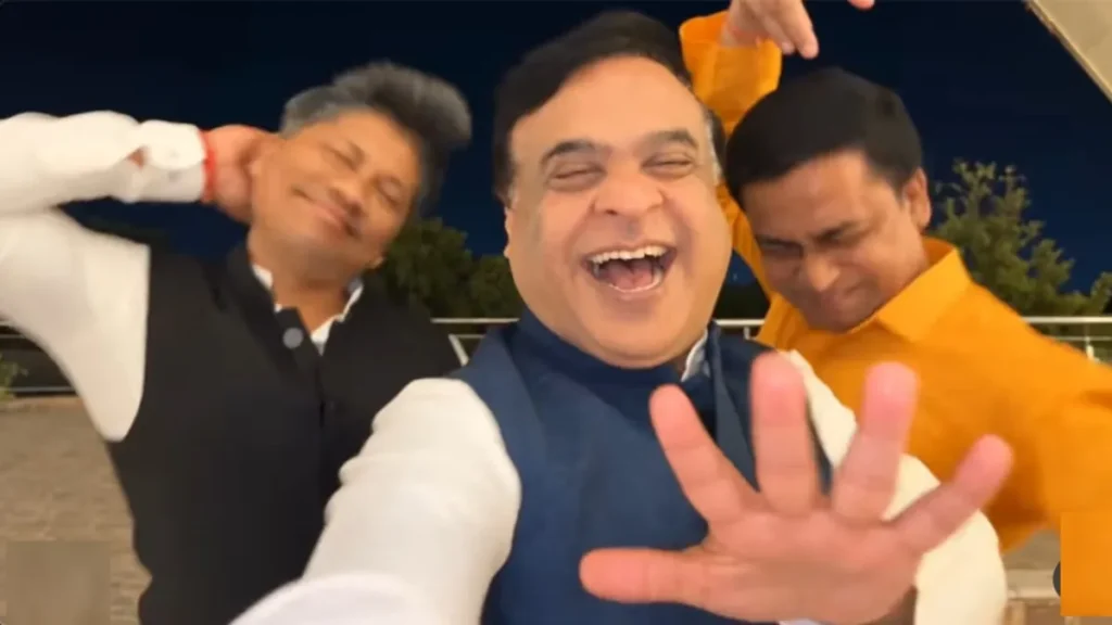 Himanta Biswa Sarma Goes ‘Gangnam Style’: Assam CM’s AI Dance Video With Ministers Goes Viral